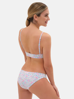 Bikini Slip classico Fascia Lycra Liberty Felicite Rosa
