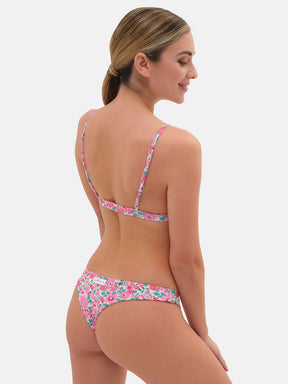 Bikini Triangolo Fisso Brasiliana Lycra Liberty Betsy Fuxia