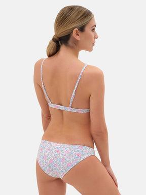Bikini Triangolo Fisso Slip Classico Lycra Liberty Felicite Rosa