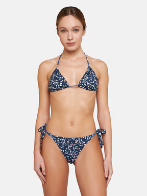 Bikini Triangolo Lycra Liberty Pesciolini Blu