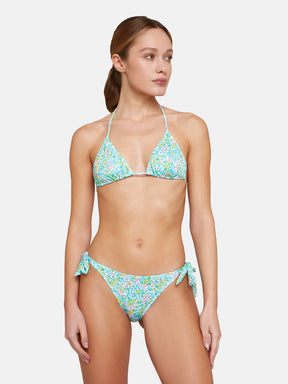 Bikini Triangolo Lycra Liberty Whiltshire Verde