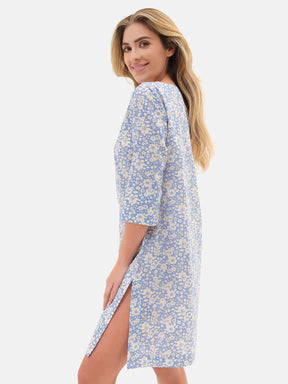 Caftano Liberty Corto Betsy Boo Azzurro
