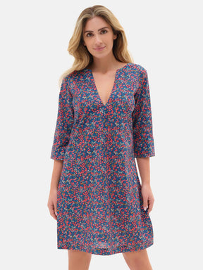 Caftano Liberty Corto Wiltshire Blu