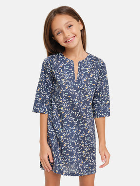Caftano Liberty Pesciolini Blu