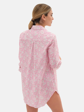 Camicione Lungo Liberty Betsy Boo Rosa