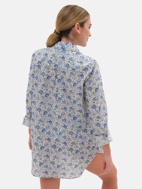 Camicione Lungo Liberty Felicite Azzurro