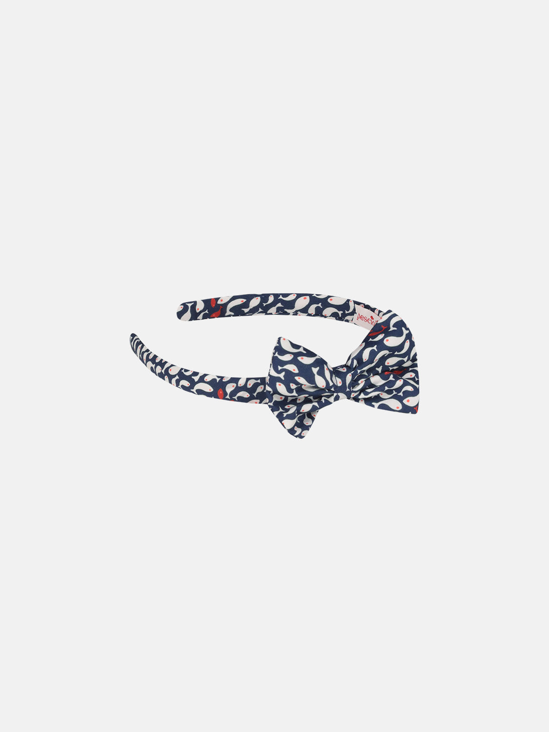Cerchietto Grande Liberty Pesciolini Bianchi