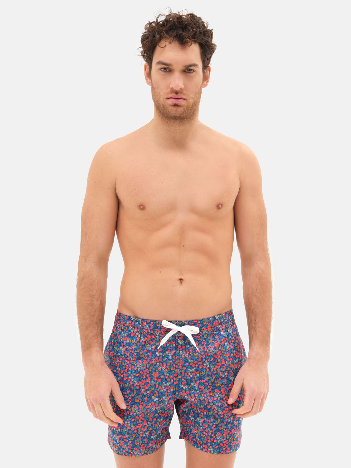 Liberty Wiltshire Blue Lace Up Swimsuit