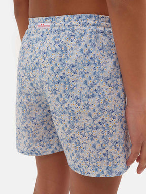 Costume a pantaloncino Mitsi Azzurro