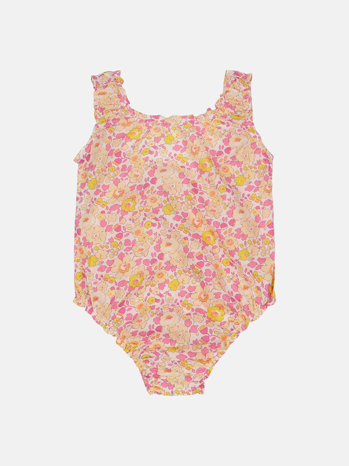 Costume Intero Cotone Liberty Betsy Giallo