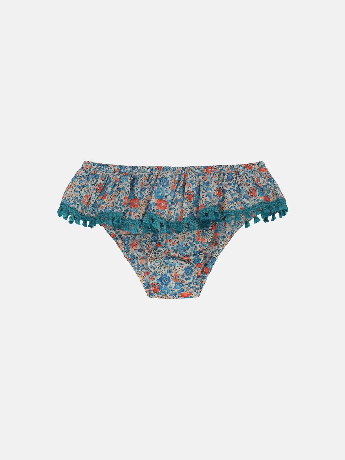 Costume Nappina Liberty Fiori Arancio