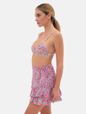 Liberty Betsy Fuchsia Wallet Skirt