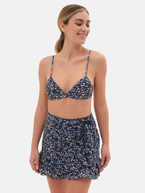 Gonna Portafoglio Liberty Pesciolini Blu