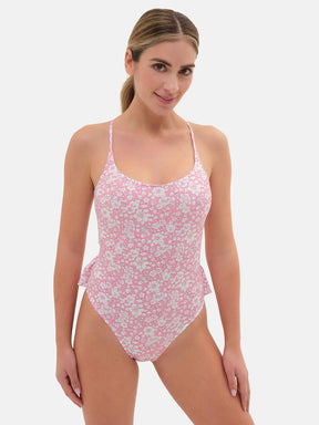 Intero Balza Donna Lycra Liberty Betsy Boo Rosa