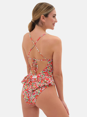 Intero Balza Lycra Liberty Betsy Rosso