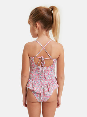 Whole Girl Flounce Lycra Liberty Olivette Fuchsia