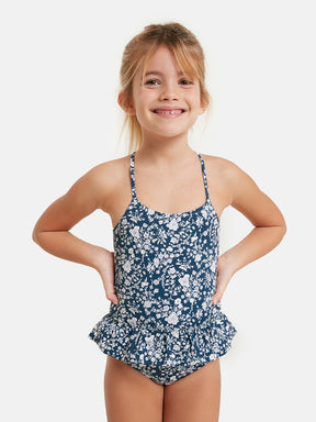 Intero Bambina Balza Lycra Liberty Summer Blooms