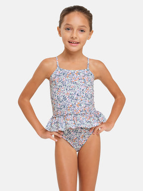 Intero Bambina Balza Lycra Liberty Whiltshire Viola