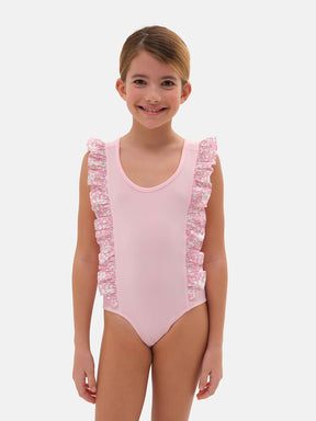 Intero Bicolore Farfalla Lycra Liberty Betsy Boo Rosa