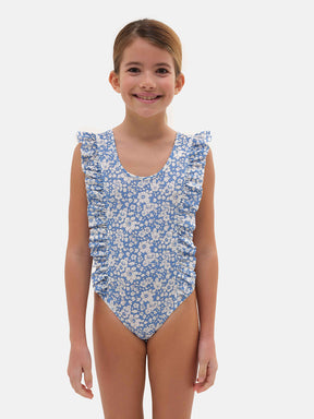 Intero Farfalla Lycra Liberty Betsy Boo Azzurro