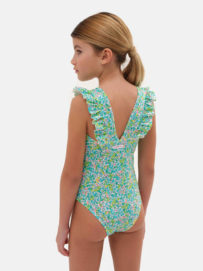 Intero Farfalla Lycra Liberty Wiltshire Verde