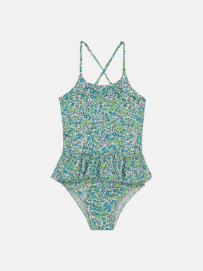 Intero Bambina Balza Liberty Wiltshire Menta