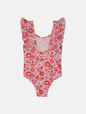 Intero Farfalla Liberty Betsy Rosso New