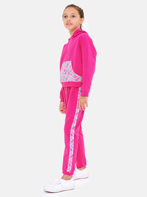 Coverall Hood Pocket Liberty classic Fuchsia trousers