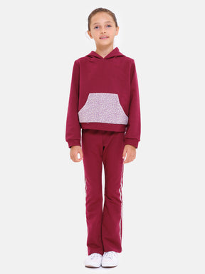 Liberty Hood Paw Suit Burgundy