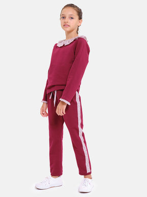 Tuta c/Rouches Liberty pantalone classico Bordeaux