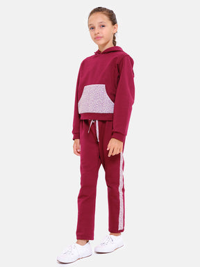 Tuta Cappuccio Tasca Liberty pantalone classico Bordeaux