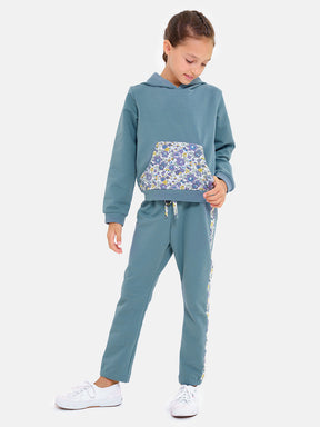 Tuta Cappuccio Tasca Liberty pantalone classico Verde Antico
