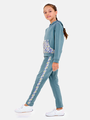 Tuta Cappuccio Tasca Liberty pantalone classico Verde Antico