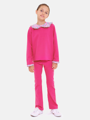 Paw suit w/Peter Pan Liberty Fuchsia