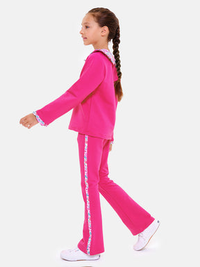 Paw suit w/Peter Pan Liberty Fuchsia