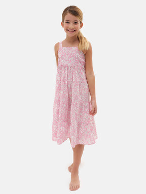 Abito Bambina Balze Liberty Betsy Boo Rosa