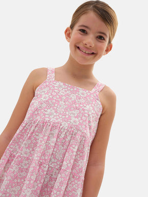 Abito Bambina Balze Liberty Betsy Boo Rosa