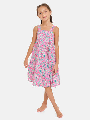 Liberty Betsy Fuchsia Girl Dress