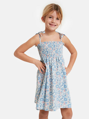Prendisole Bambina Liberty Betsy Blu