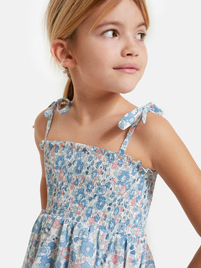 Prendisole Bambina Liberty Betsy Blu