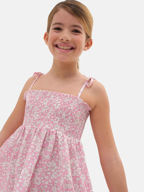 Prendisole Bambina Liberty Betsy Boo Rosa