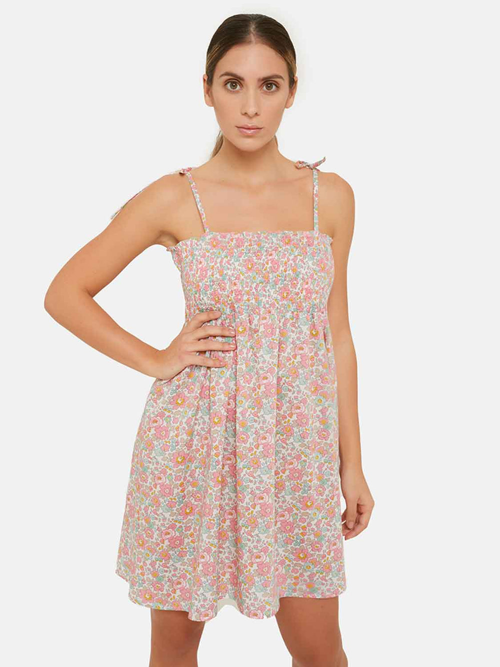 Liberty Betsy Coral Sundress