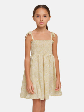 Prendisole Bambina Liberty Blossom Giallo