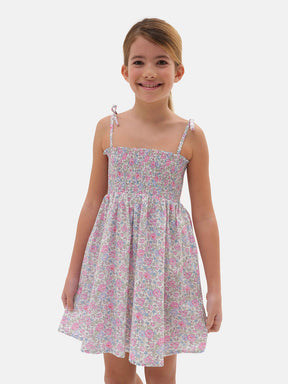 Prendisole Bambina Liberty Felicite Rosa