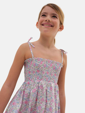 Prendisole Bambina Liberty Felicite Rosa