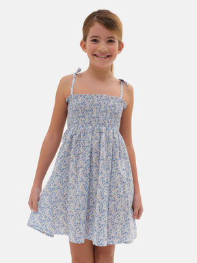 Prendisole Liberty Mitsi Azzurro
