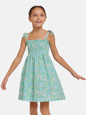 Prendisole Bambina Liberty Whiltshire Verde