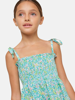 Prendisole Bambina Liberty Whiltshire Verde