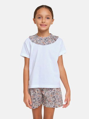 T-Shirt Collo Liberty Whiltshire Viola