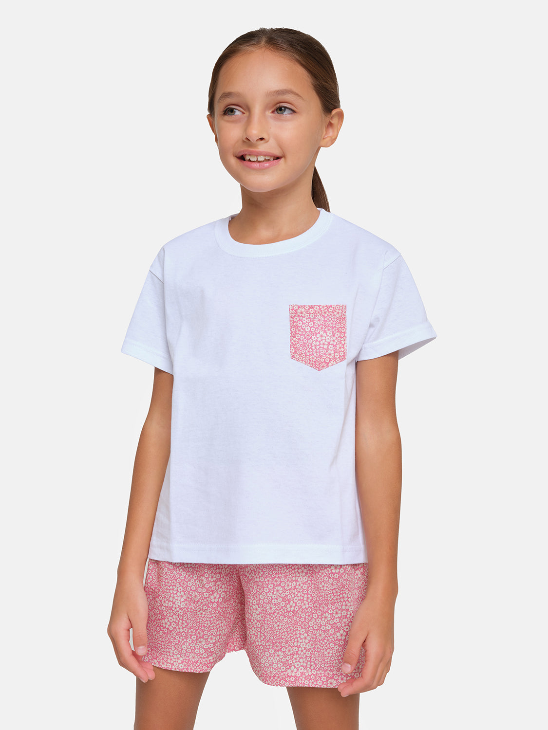 Pink Liberty Blossom Pocket T-Shirt